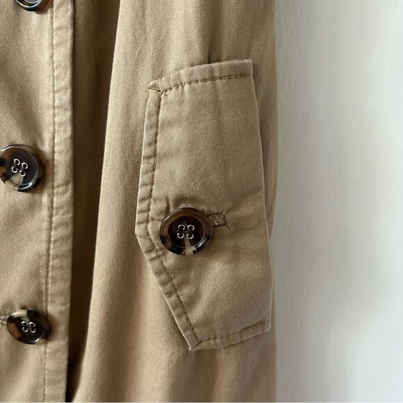 Anthropologie Moulinette Soeurs Button Down Double Breasted Trench Dress - Picture 12 of 12